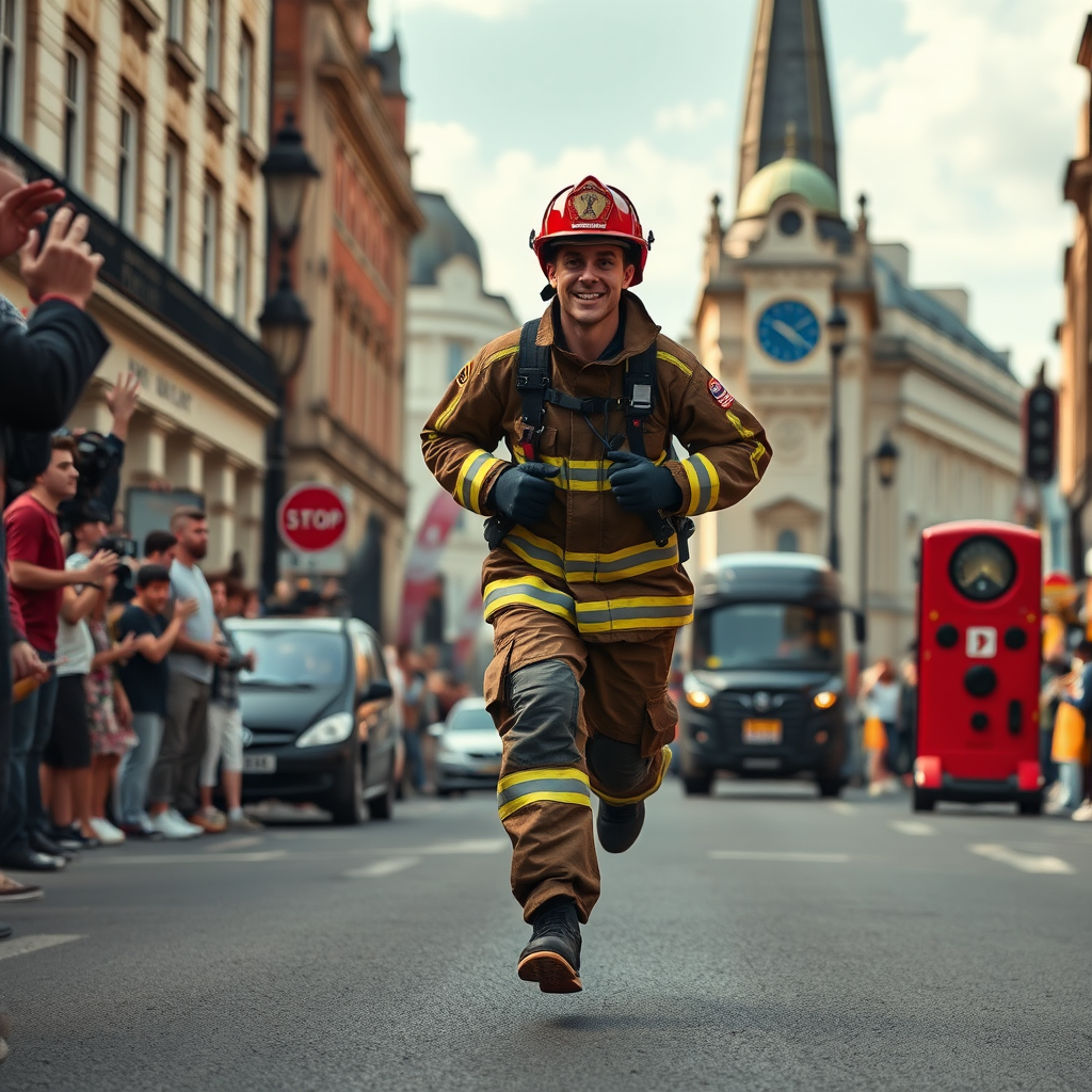 Hero Firefighter to Run London Marathon After Winning £100K on The Chase